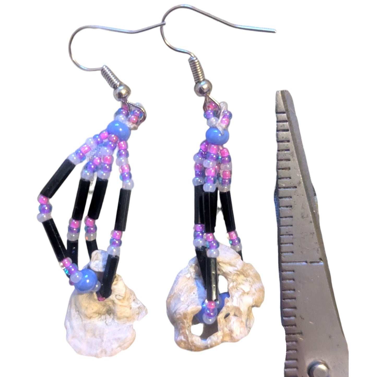 Indigenous Handmade Beaded Dangle Earrings