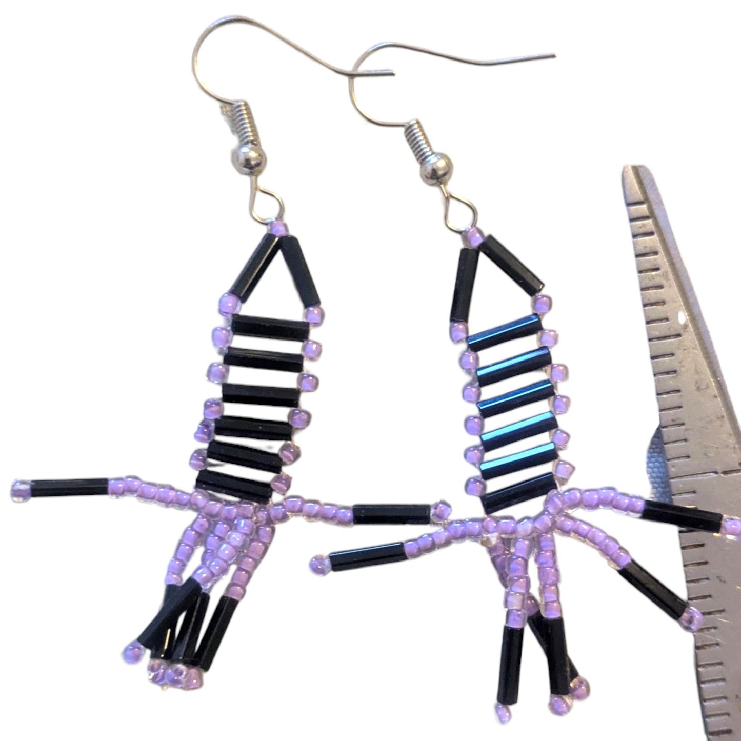 Indigenous Handmade Beaded Dangle Earrings
