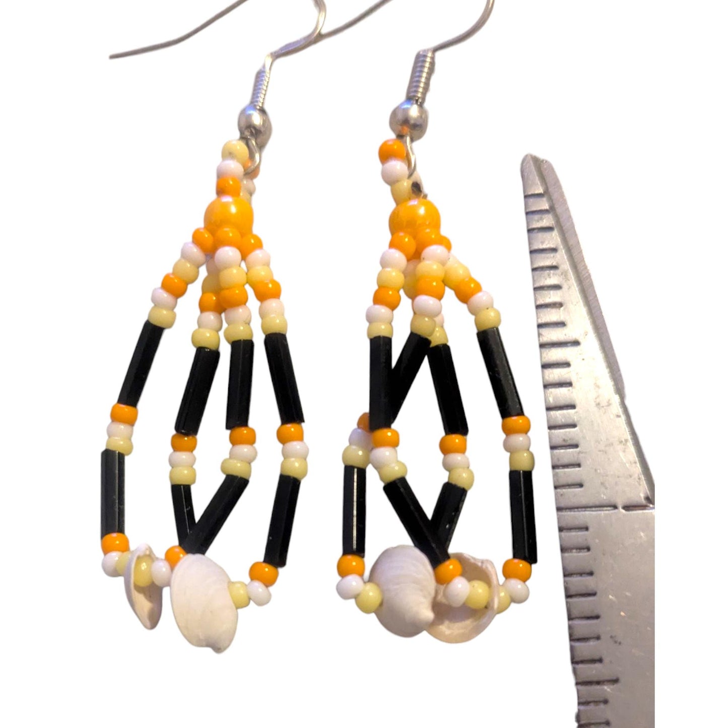 Indigenous Handmade Beaded Dangle Earrings