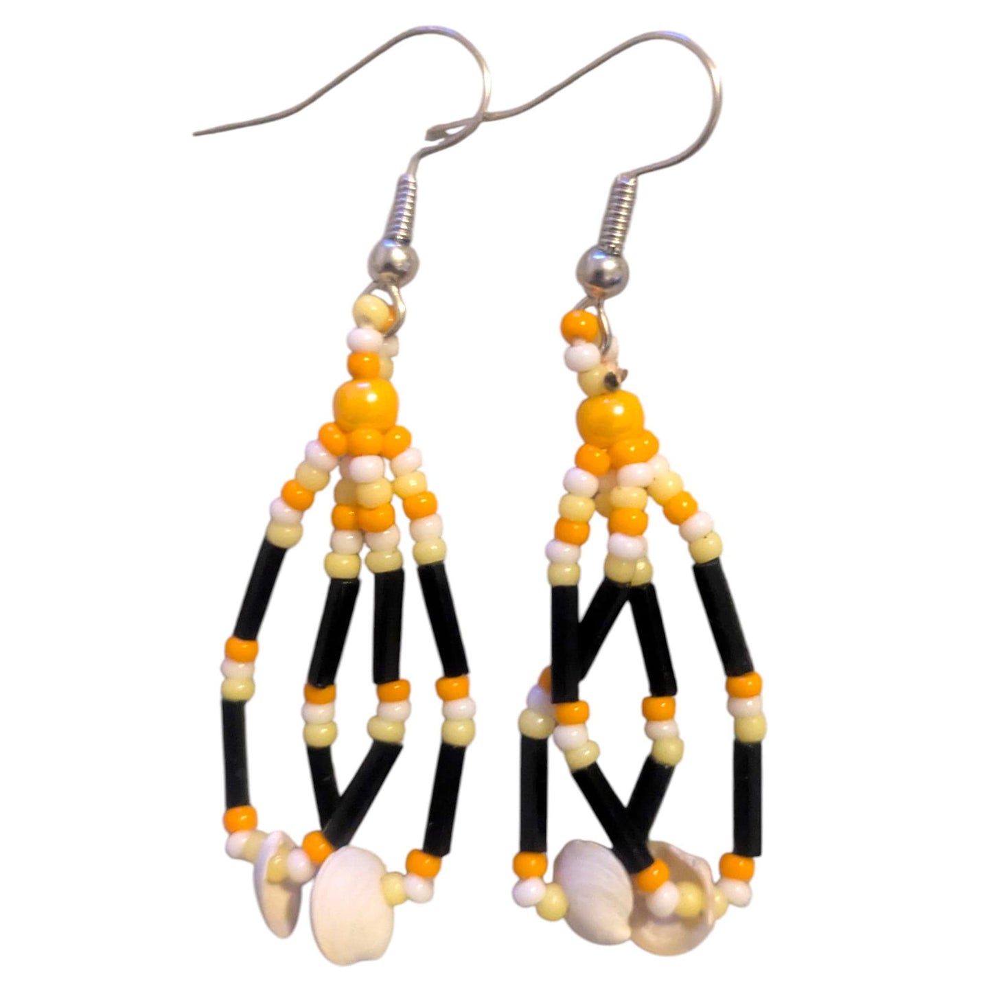 Indigenous Handmade Beaded Dangle Earrings