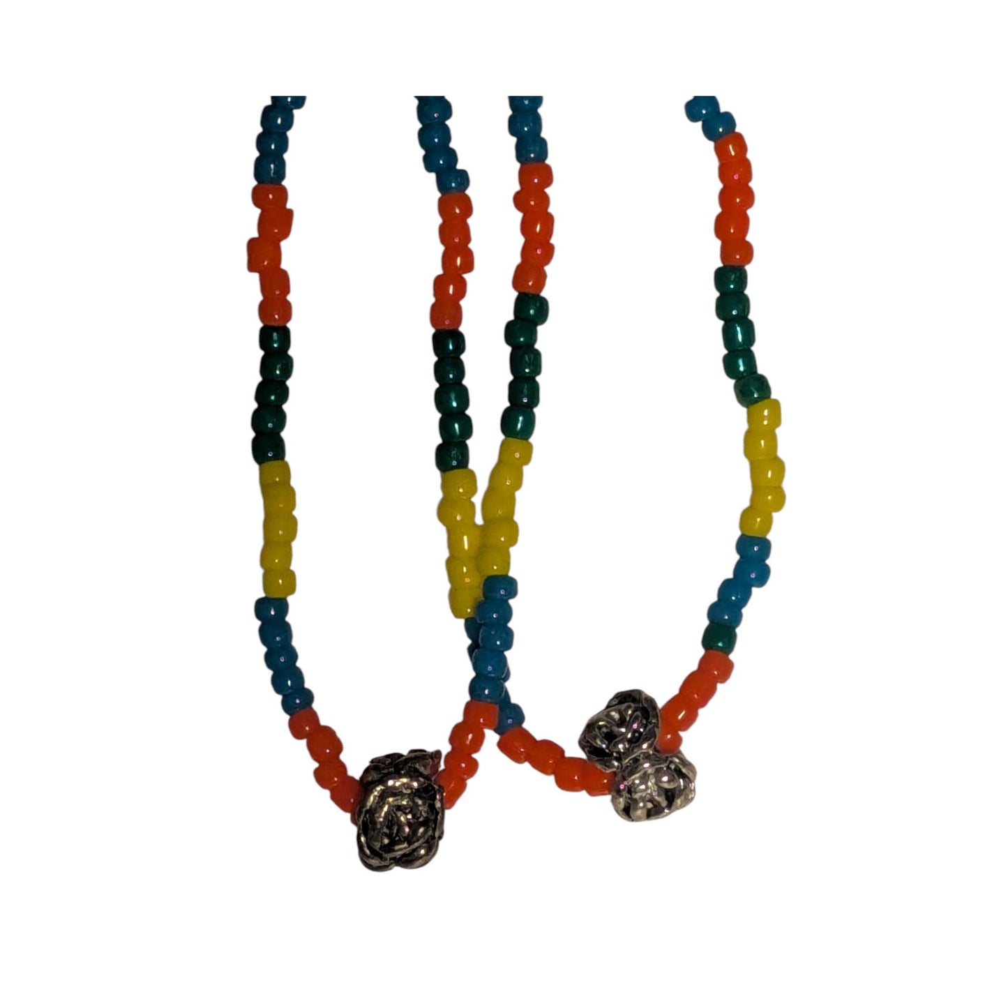Indigenous Handmade Beaded Dangle Earrings