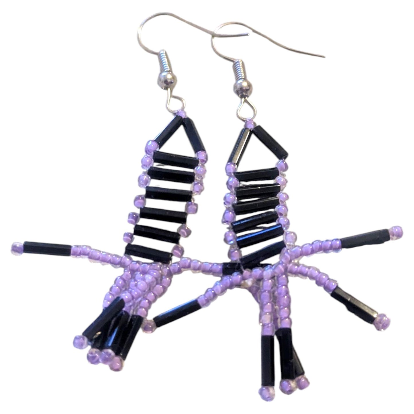Indigenous Handmade Beaded Dangle Earrings