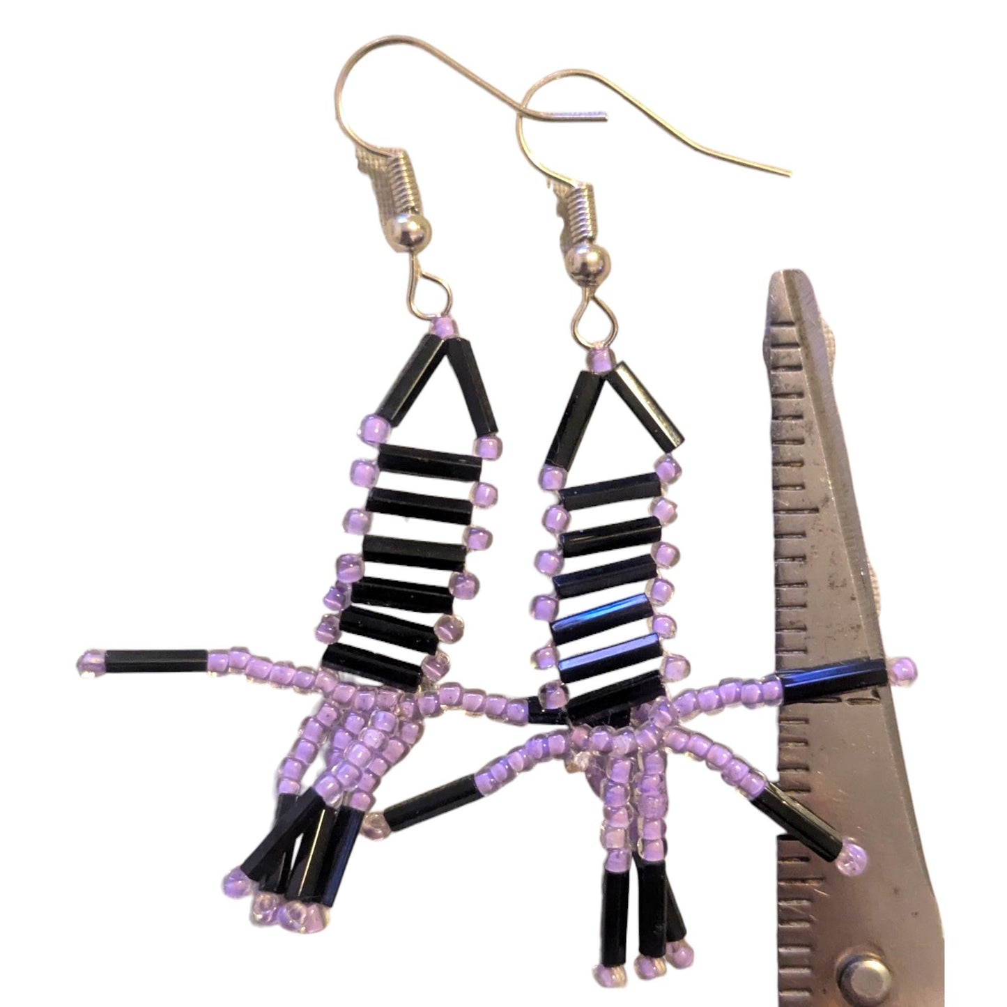 Indigenous Handmade Beaded Dangle Earrings